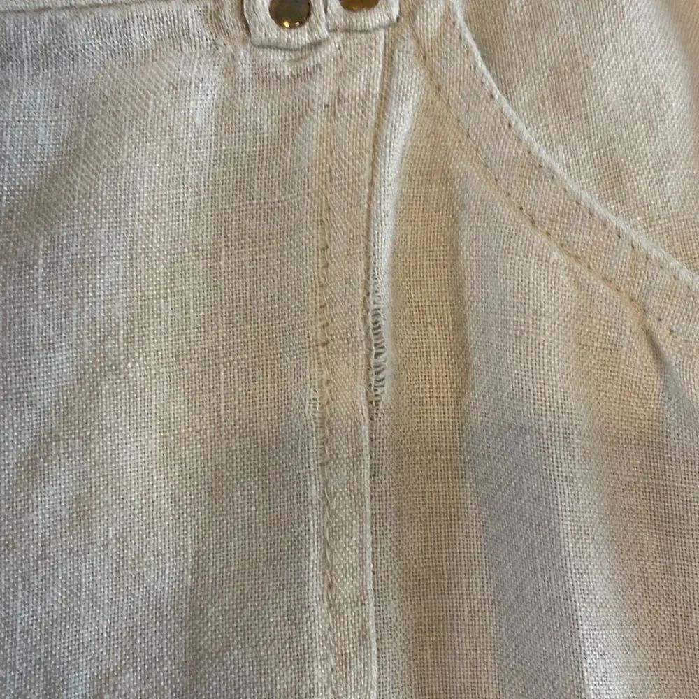 JM Collection Linen Capris | SZ 12 - Picture 9 of 11